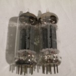 General Electric 6CG7/6FQ7 medium-mu twin triode (pair)