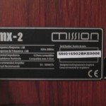 MISSION MX2 2way speaker system (pair)