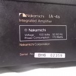 Nakamichi IA-4s integrated stereo amplifier