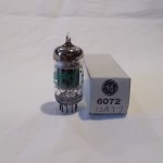 General Electric 6072/12AY7 medium-mu twin triode (NOS/NIB)