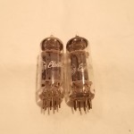 General Electric 6CG7/6FQ7 medium-mu twin triode (pair)