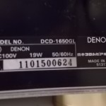 DENON DCD-1650GL CD player