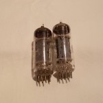 General Electric 12BH7A medium-mu twin triode (pair)