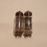 General Electric 12BH7A medium-mu twin triode (pair)